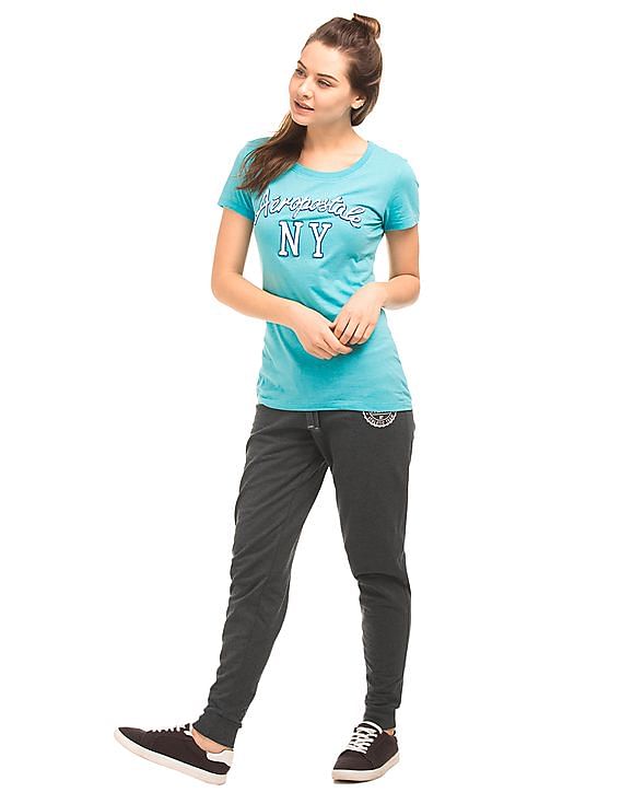 Aeropostale Drawstring Waist Fleece Lined Joggers