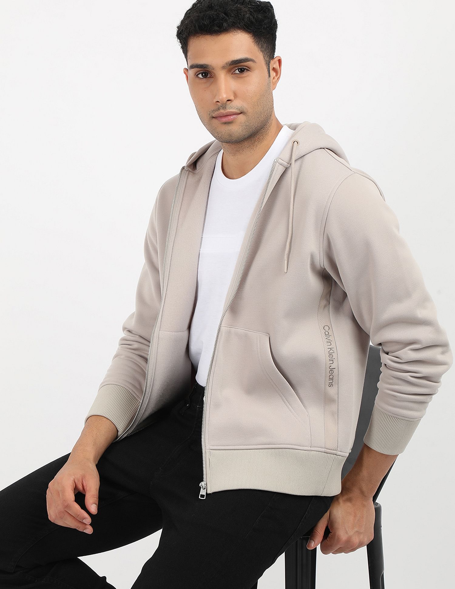 Calvin klein sweat jacket best sale