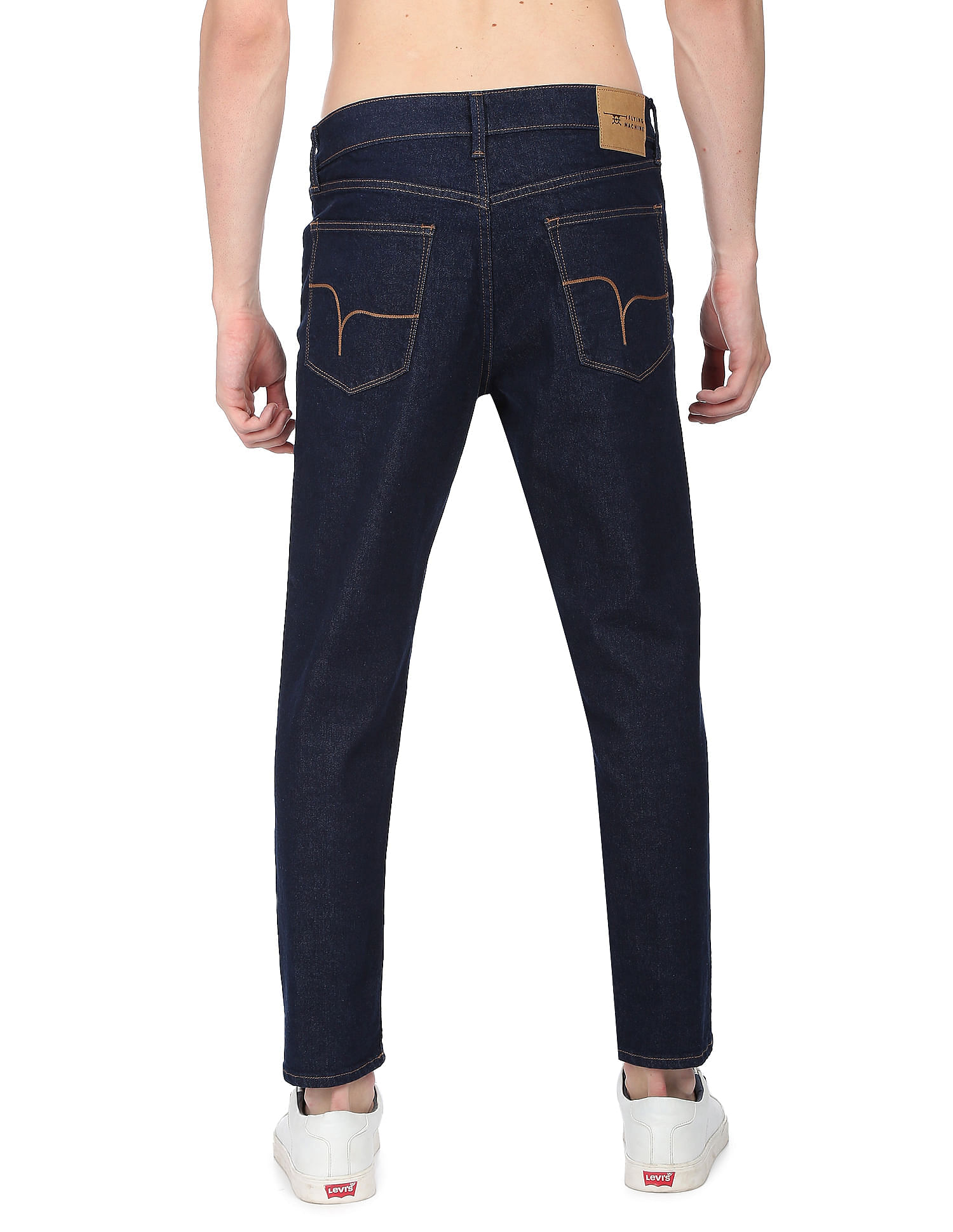 Flying Machine Mid Rise Morrison Cropped Fit Jeans