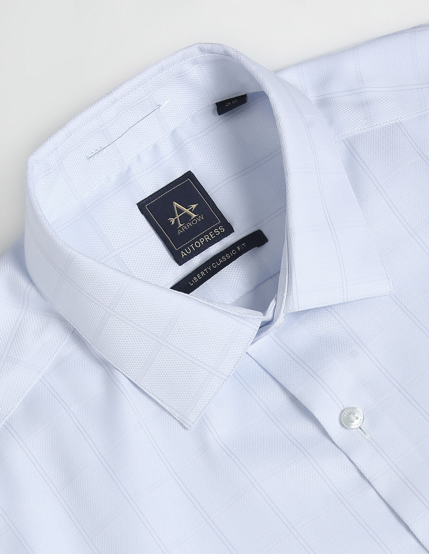 Arrow Graph Check Auto Press Shirt