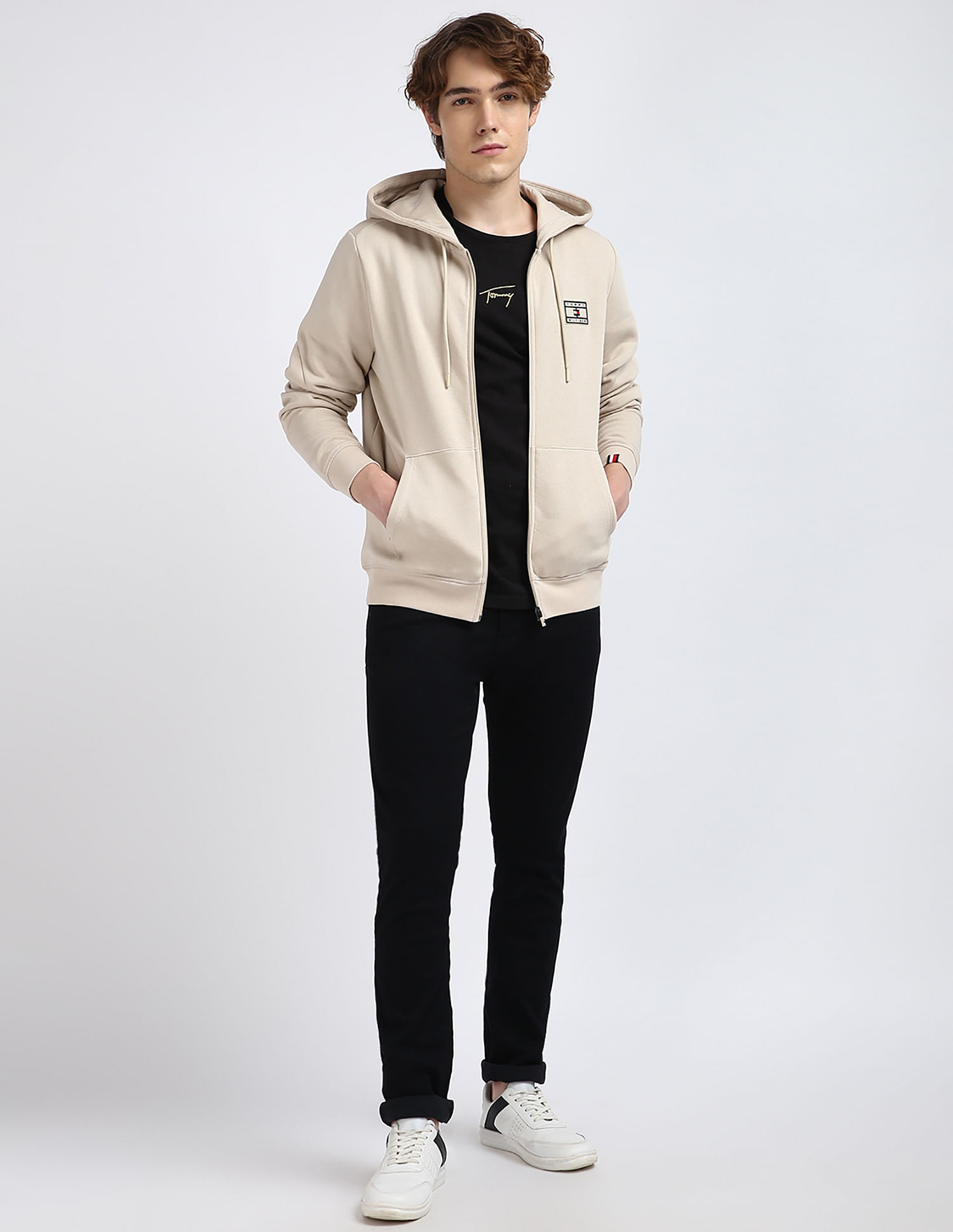 Tommy Hilfiger Graphic Hooded Zip Sweatshirt