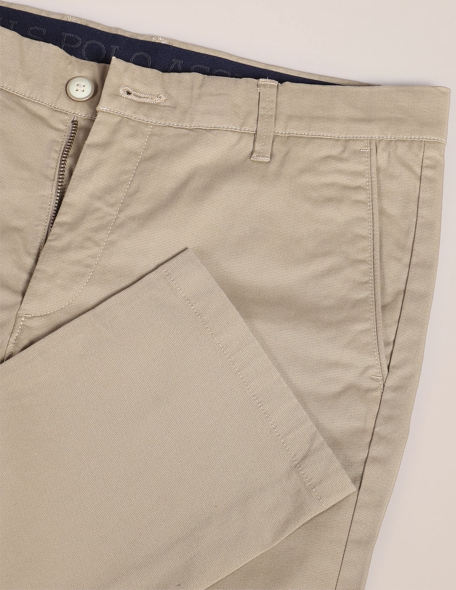 U.S. Polo Assn. Mid Rise Geometric Print Trousers