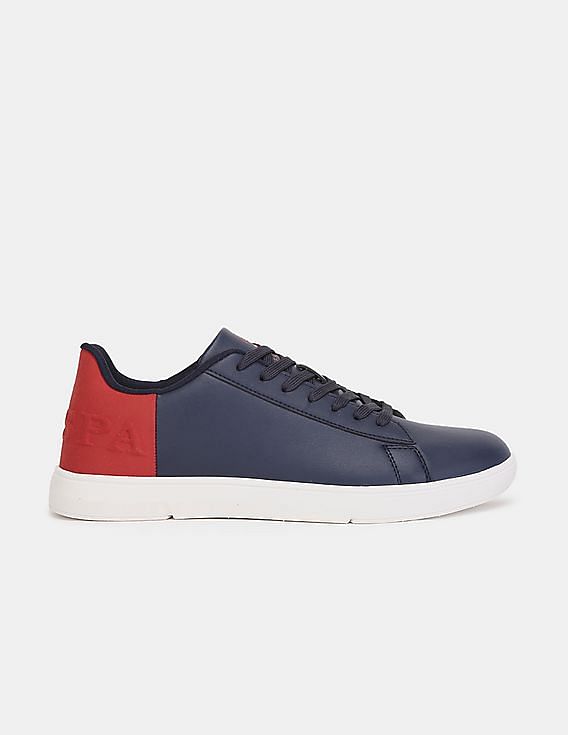U.S. Polo Assn. Men Navy Superior Grip Colour Block Prisma Sneakers