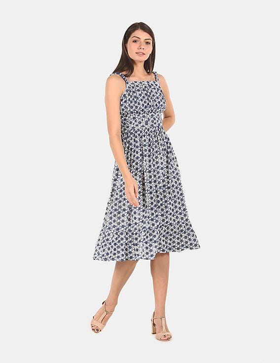 aeropostale black and white dress Black Open-Back Babydoll Mini Dress main image 0