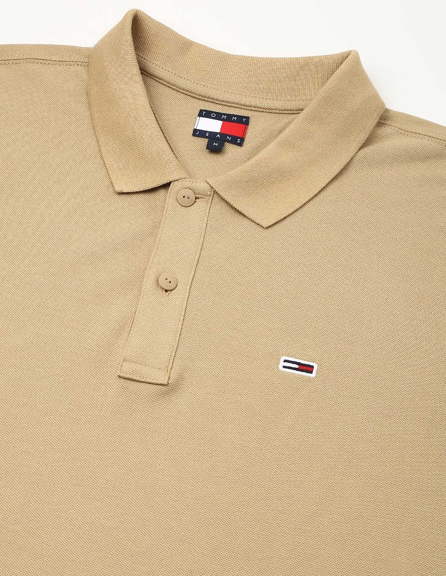 Tommy Hilfiger Solid Slim-Fit Cotton Polo Shirt
