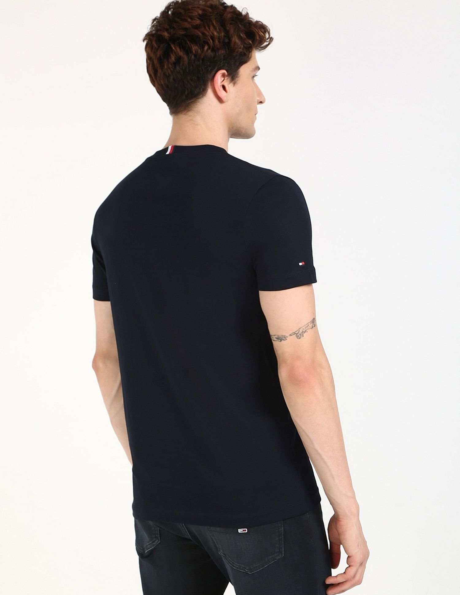 Tommy Hilfiger Logo Regular-Fit Cotton T-Shirt