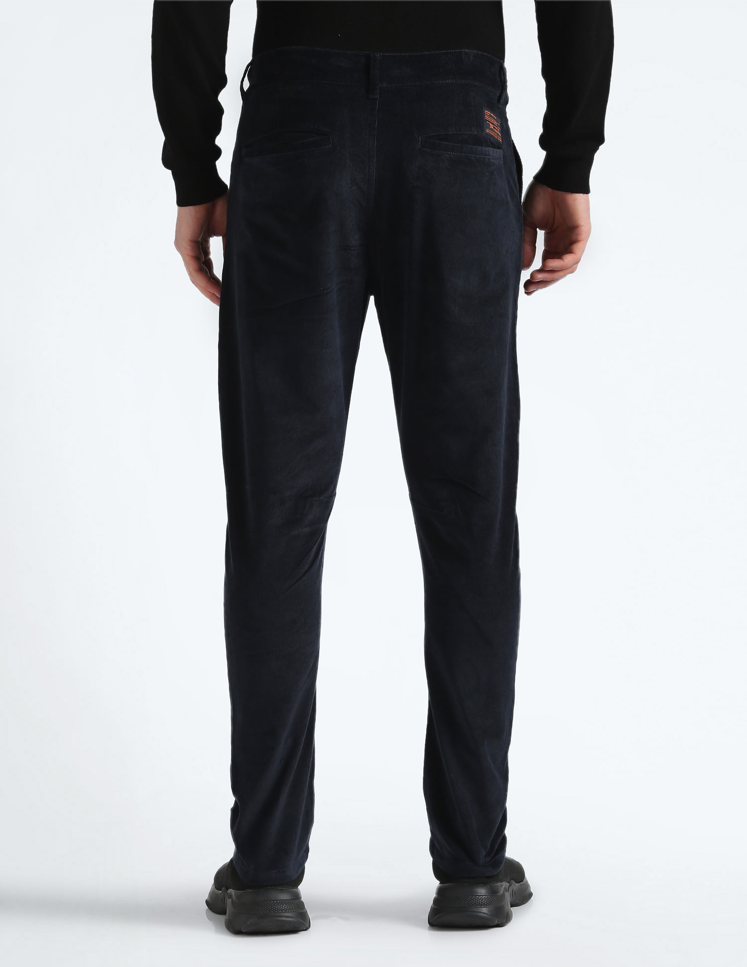 Flying Machine Corduroy Solid Trousers