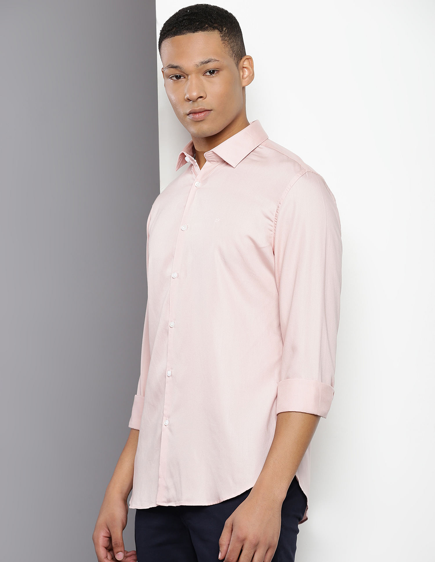 Calvin Klein Tencel Silm Fit Solid Shirt