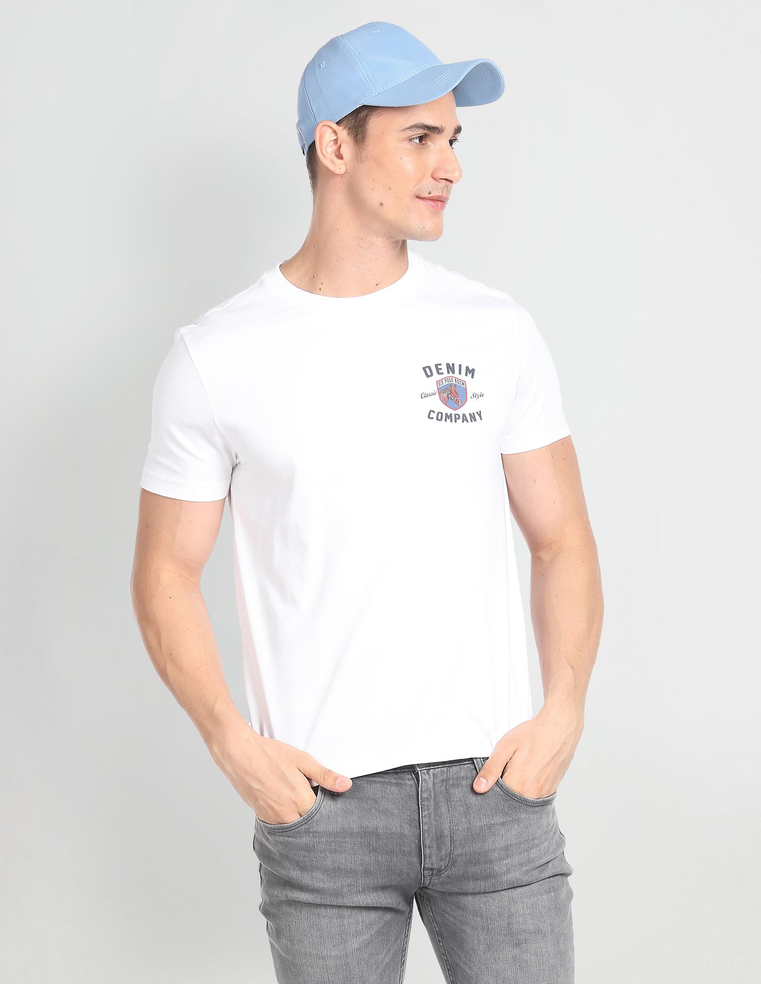 U.S. Polo Assn. Denim Co. Solid Slim Fit T-Shirt
