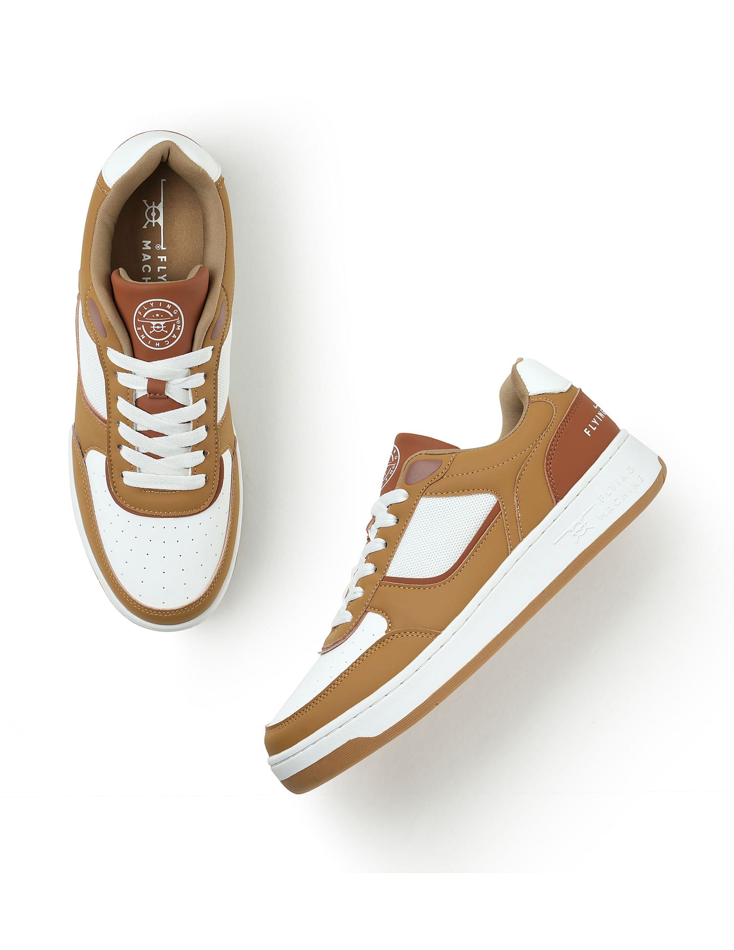 Flying Machine Men Round Toe Krover Sneakers