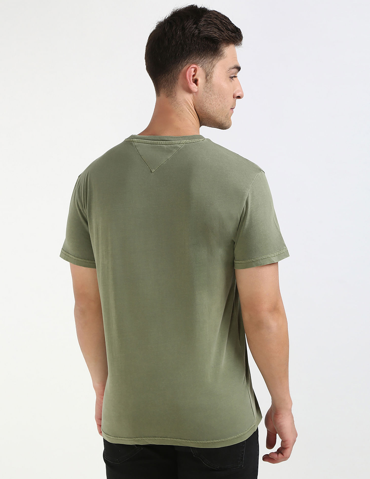Tommy Hilfiger Solid Slim-Fit Cotton T-Shirt
