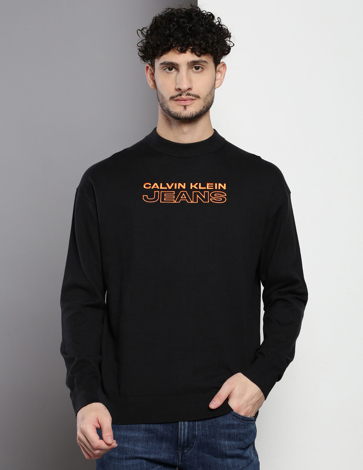 Calvin Klein Sustainable Stacked Sweater