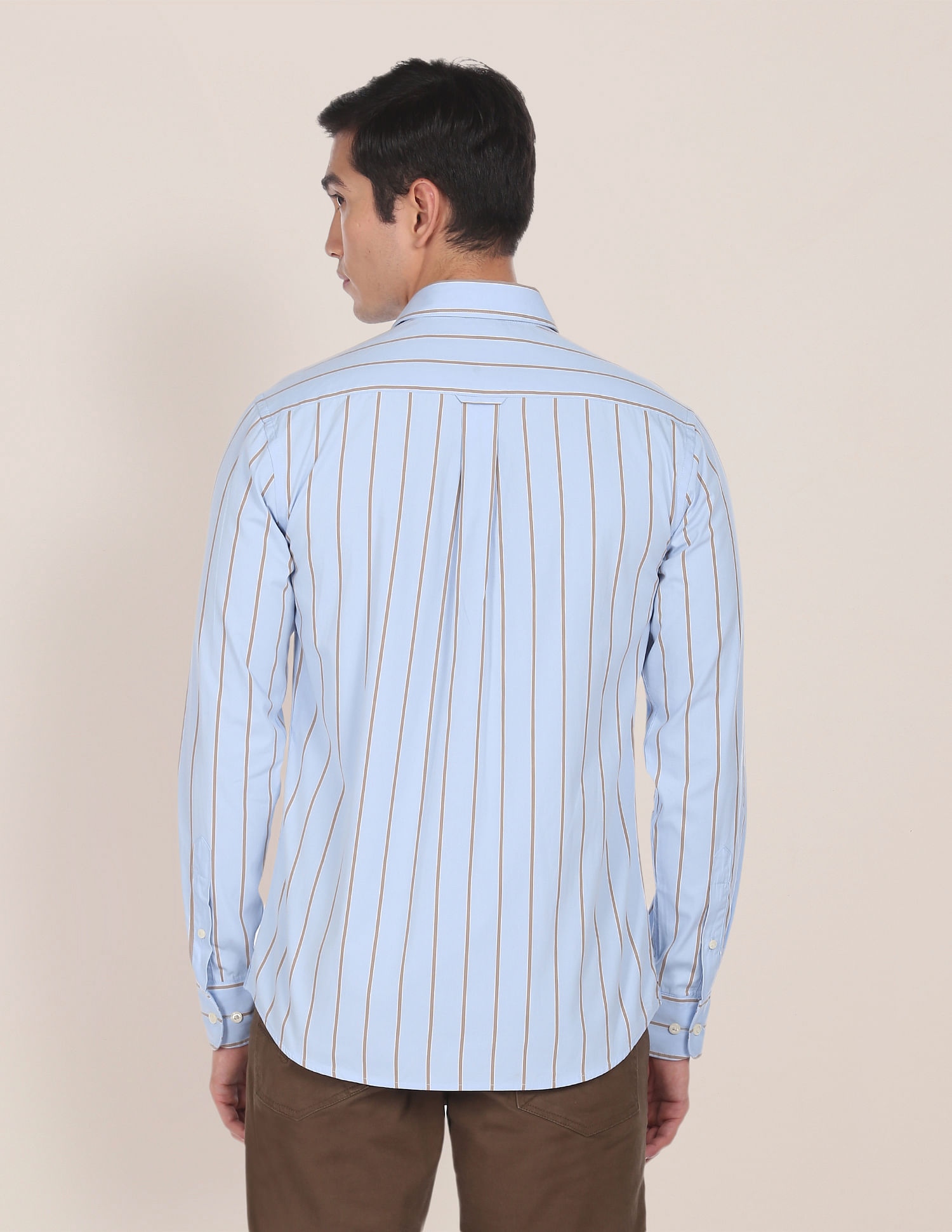 U.S. Polo Assn. Pure Cotton Striped Casual Shirt