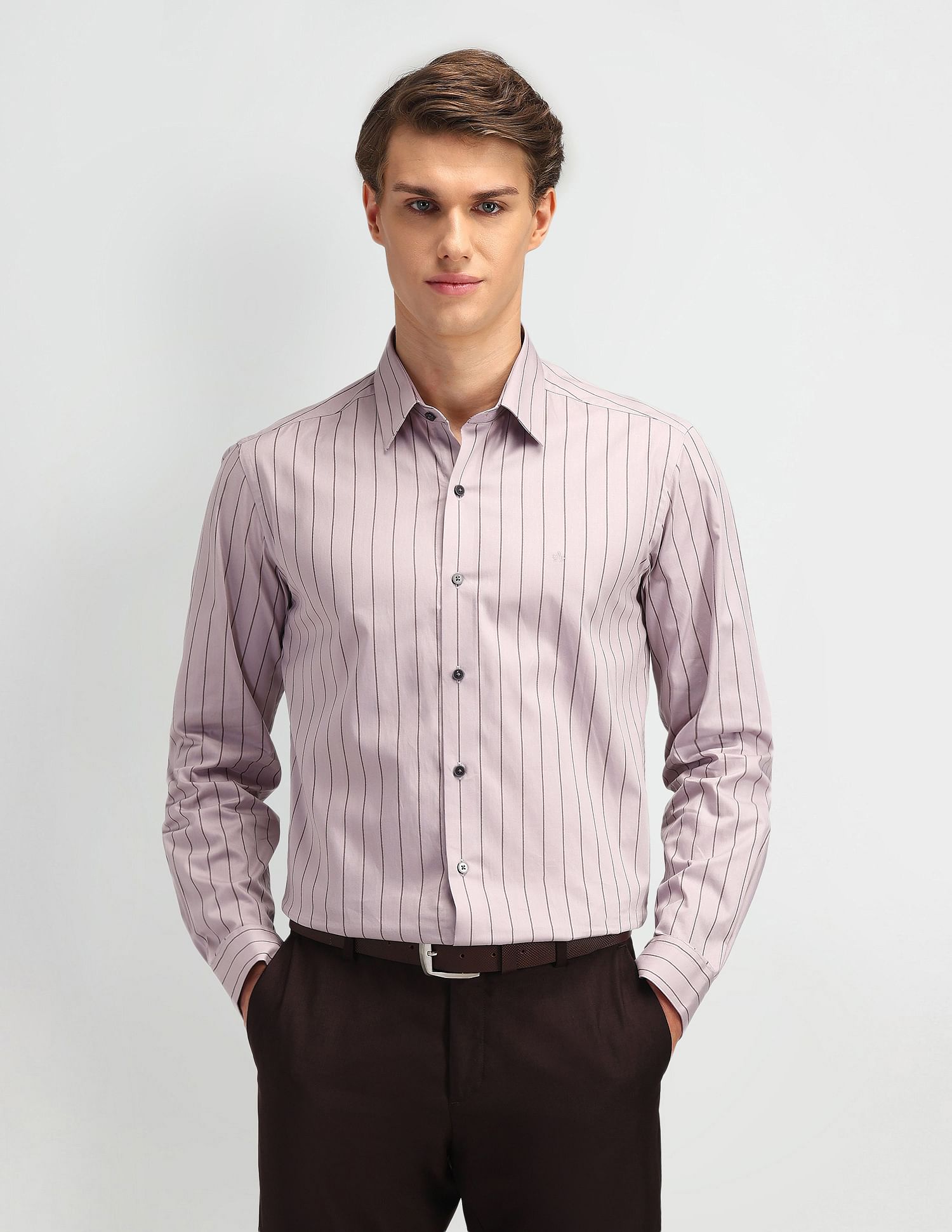 Arrow Newyork Manhattan Slim Fit Cotton Shirt