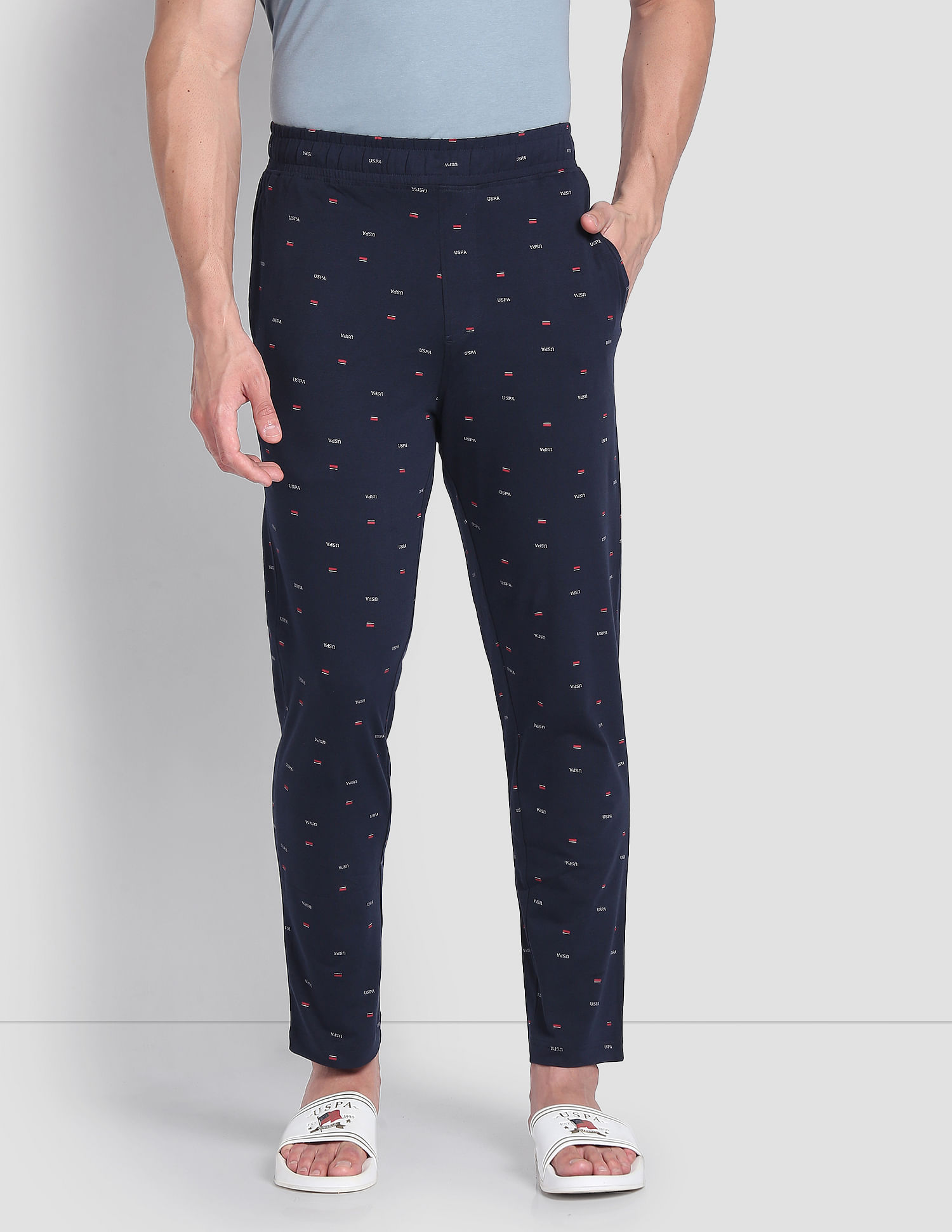 Buy USPA Innerwear Comfort Fit Solid Cotton I690 Lounge Pants - Pack Of 1 -  NNNOW.com