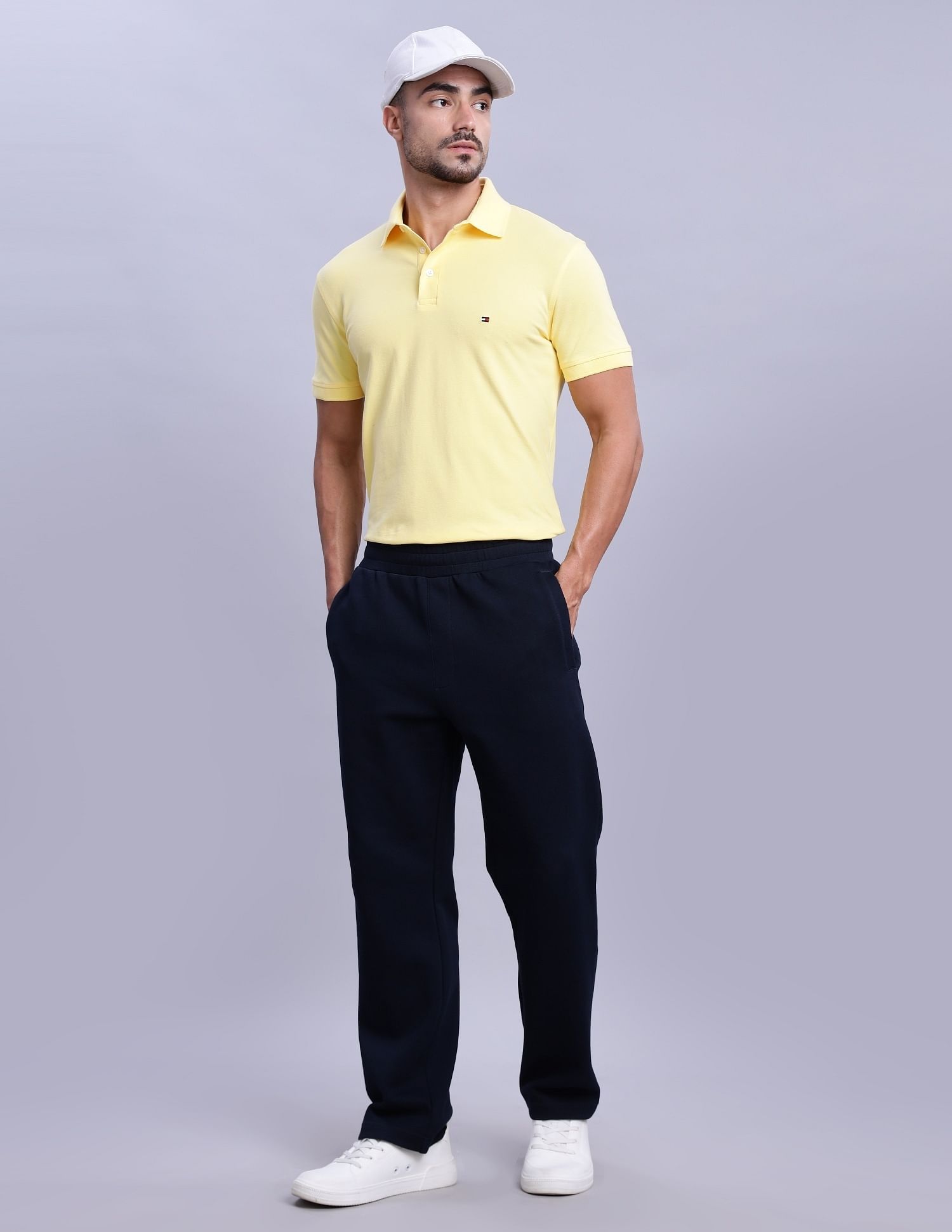 Tommy Hilfiger Solid Regular-Fit Cotton Polo Shirts