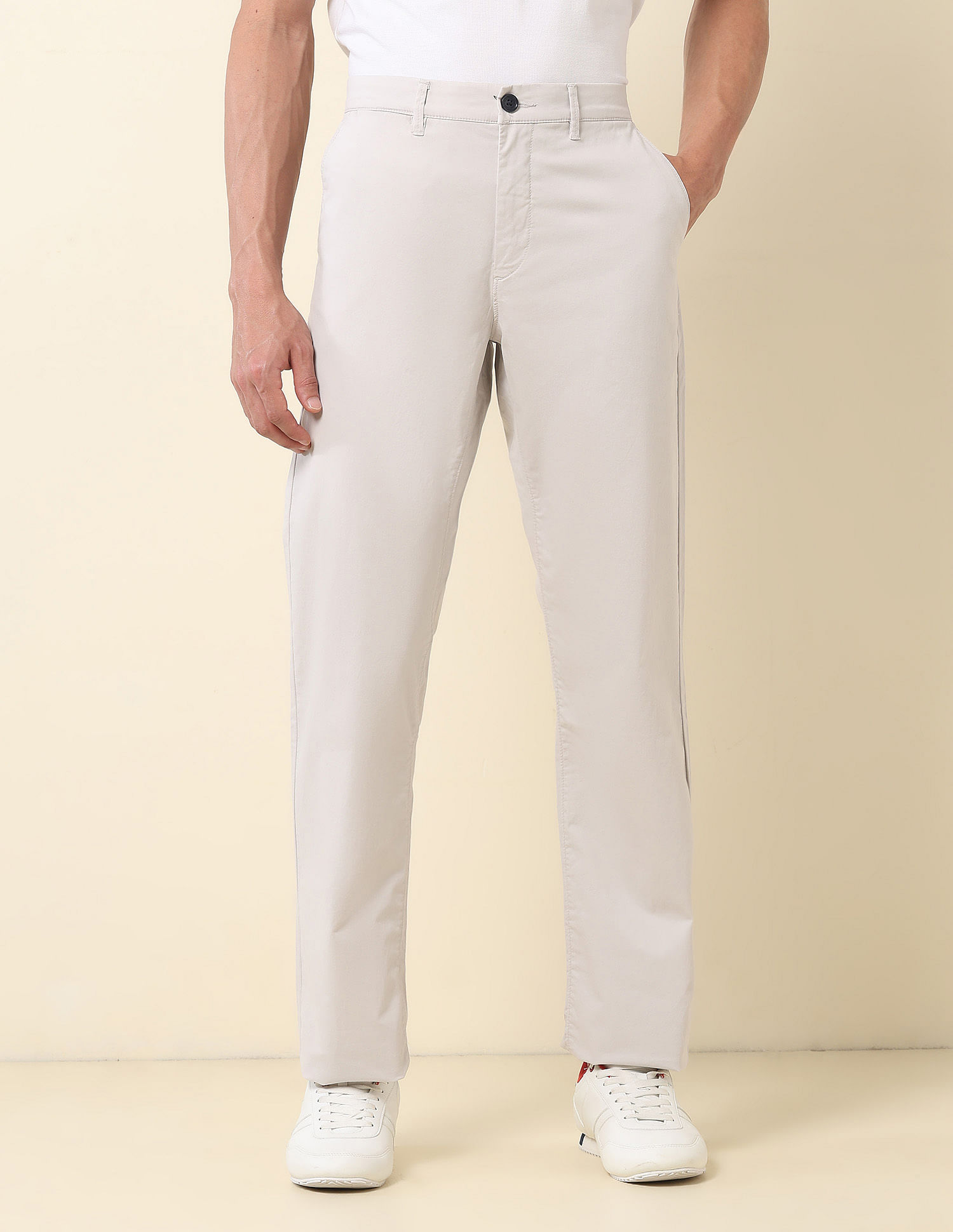 U.S. Polo Assn. Riley Straight Fit Twill Trousers