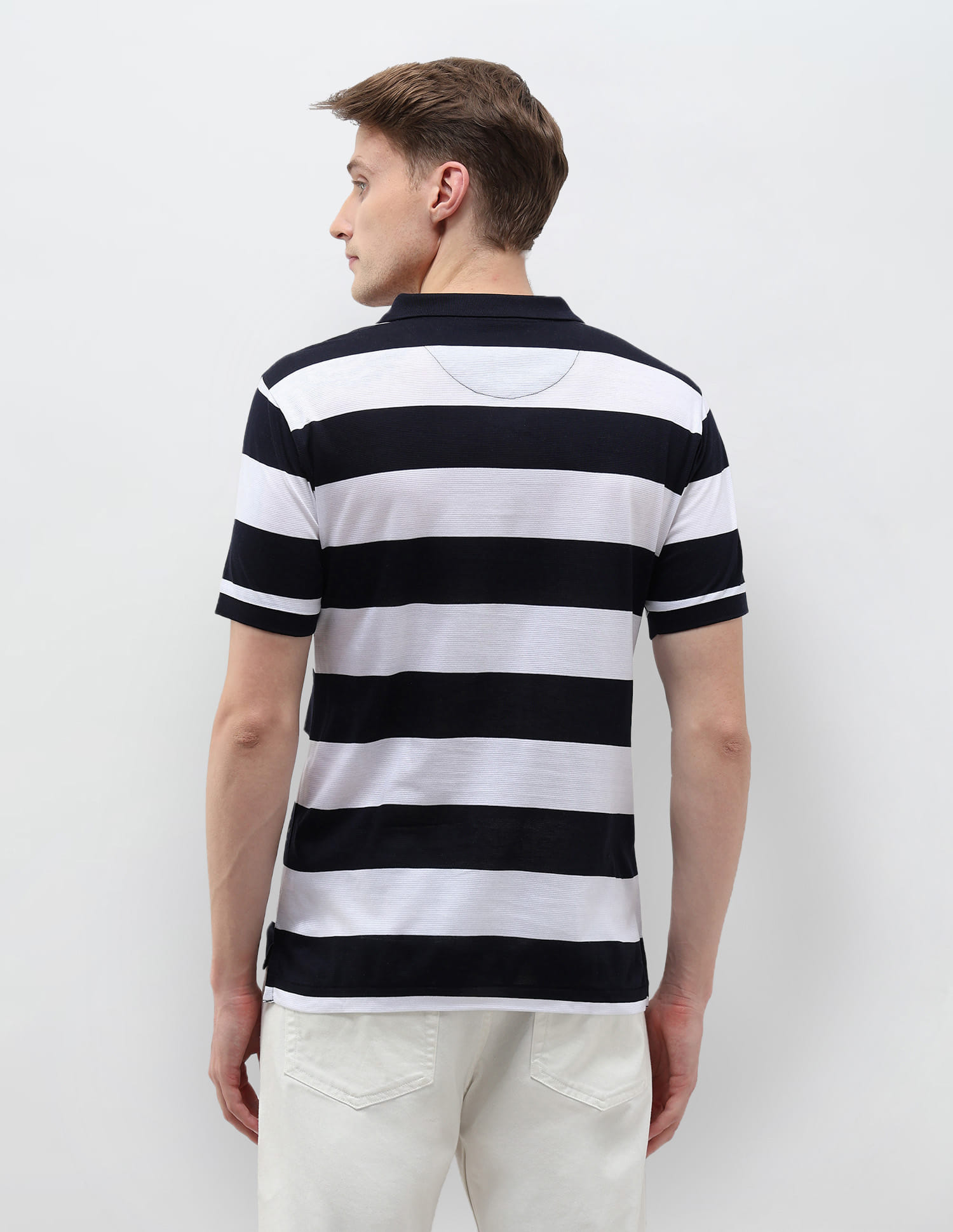 Buy U.S. Polo Assn. Horizontal Striped Slim Fit Polo Shirt - NNNOW.com
