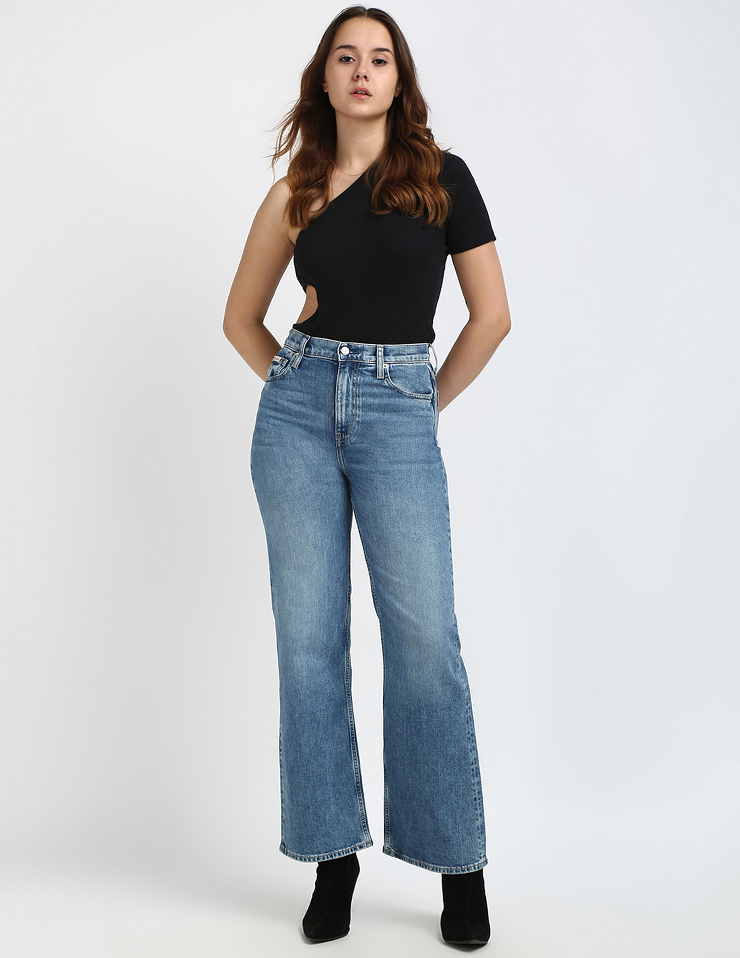 Calvin Klein Jeans Wide Leg Fit Jeans