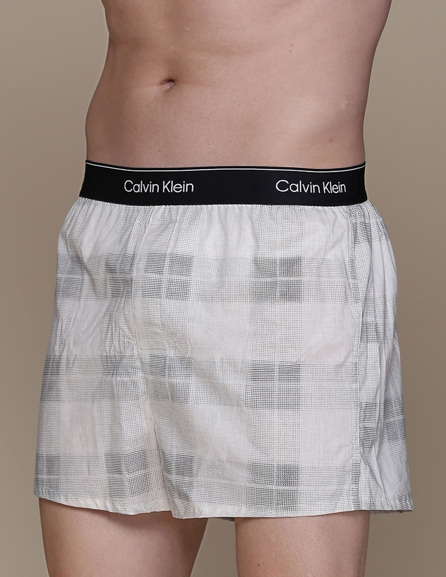 Grey calvin boxers best sale