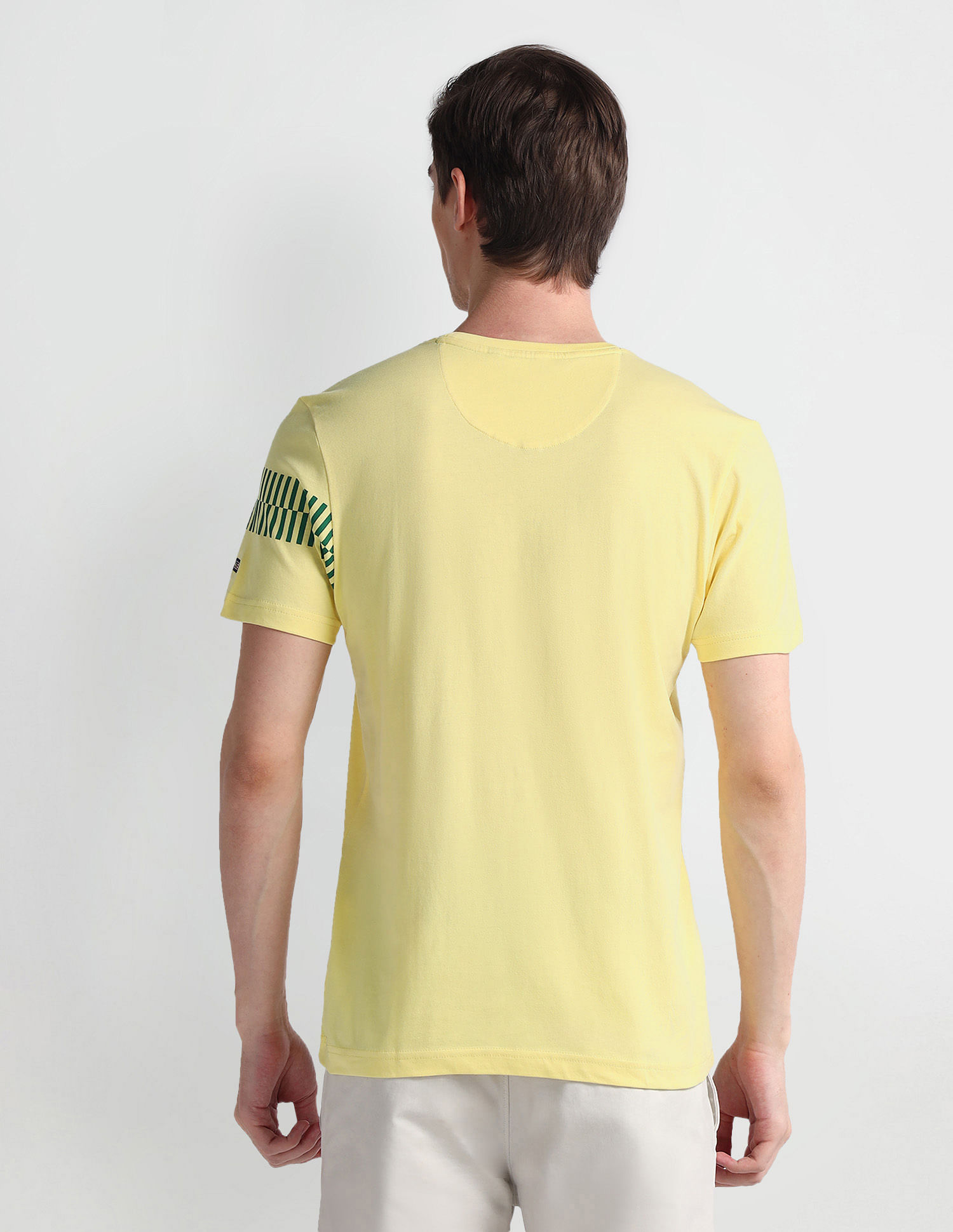 Arrow Sport Graphic Printed Crew Neck T-Shirt