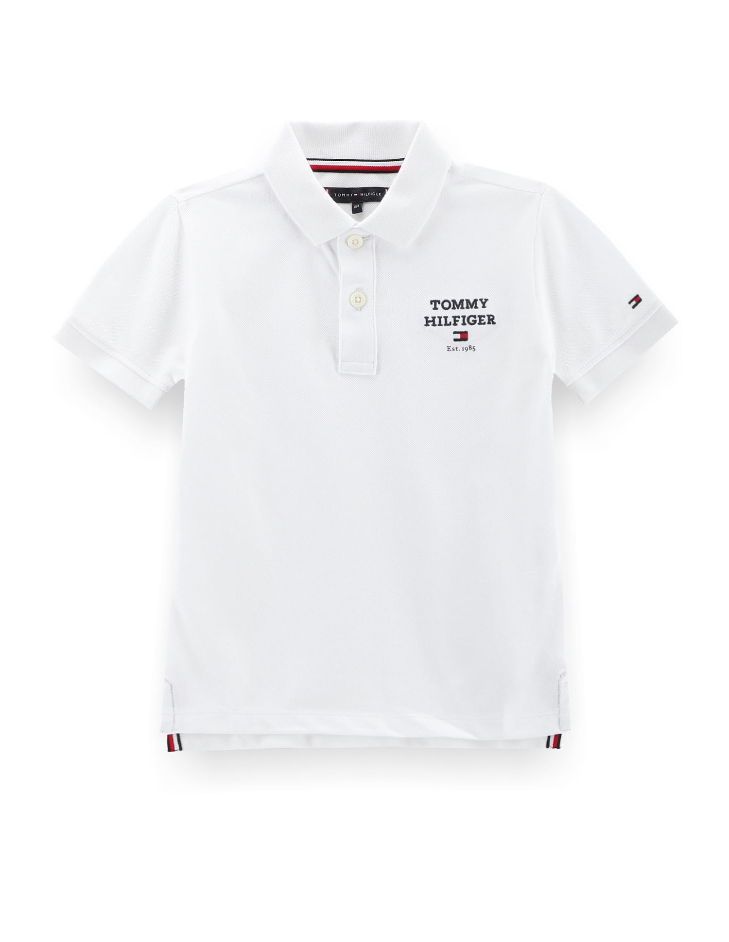 Tommy Hilfiger Kids Boys Logo Polo Shirt