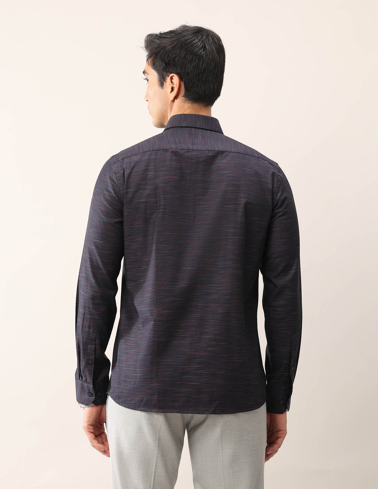Arrow Textured Regular Fit Ceremonial Shirt