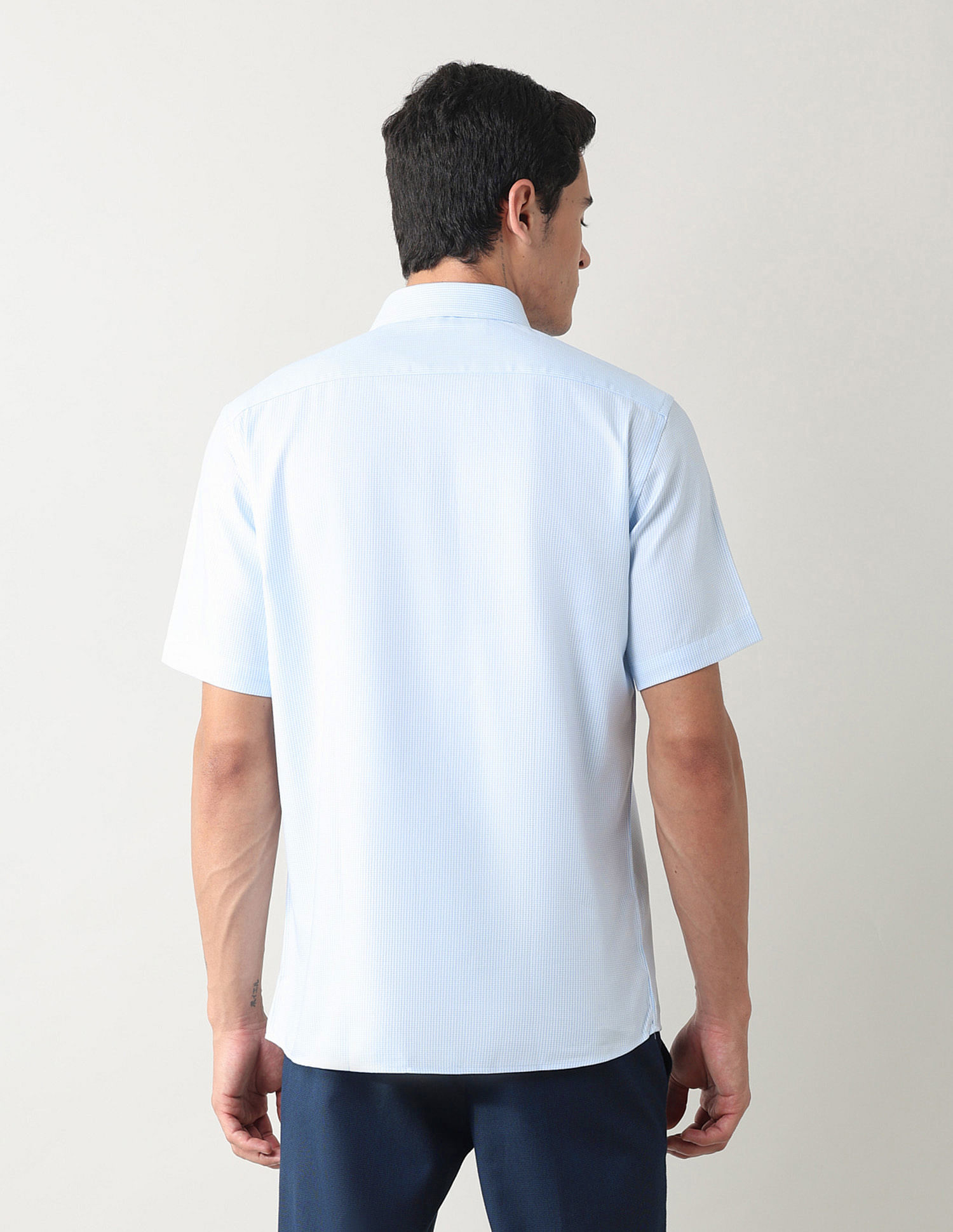 Arrow Textured Liberty Classic Fit Shirt