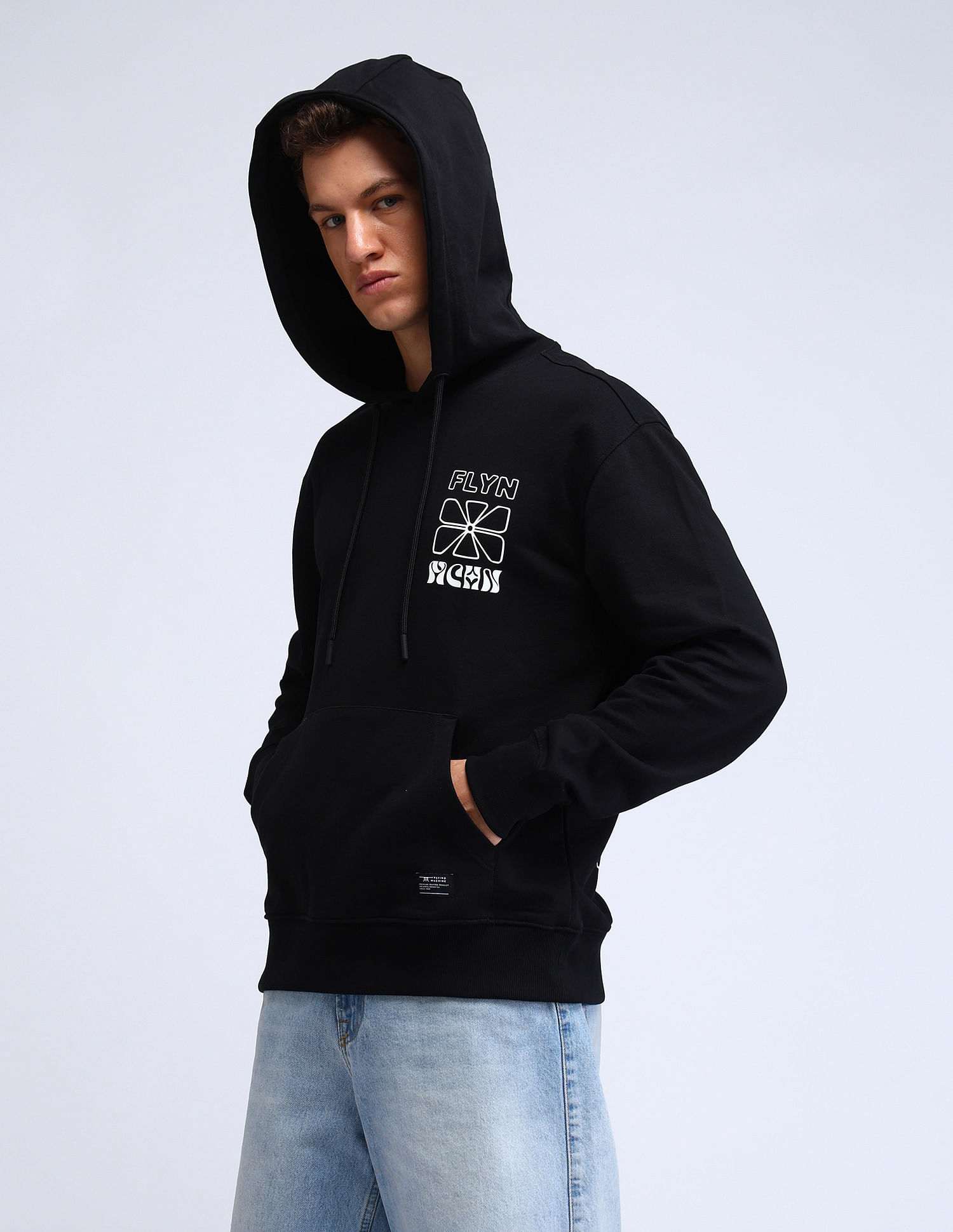 Flying Machine Graphic Printed Relaxed Fit Sweatshirt