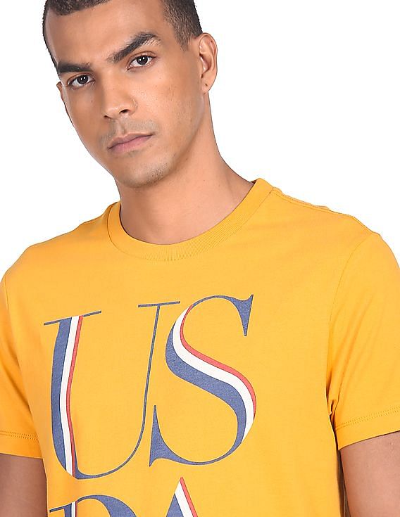 U.S. Polo Assn. Denim Co. Cotton Brand Print T-Shirt