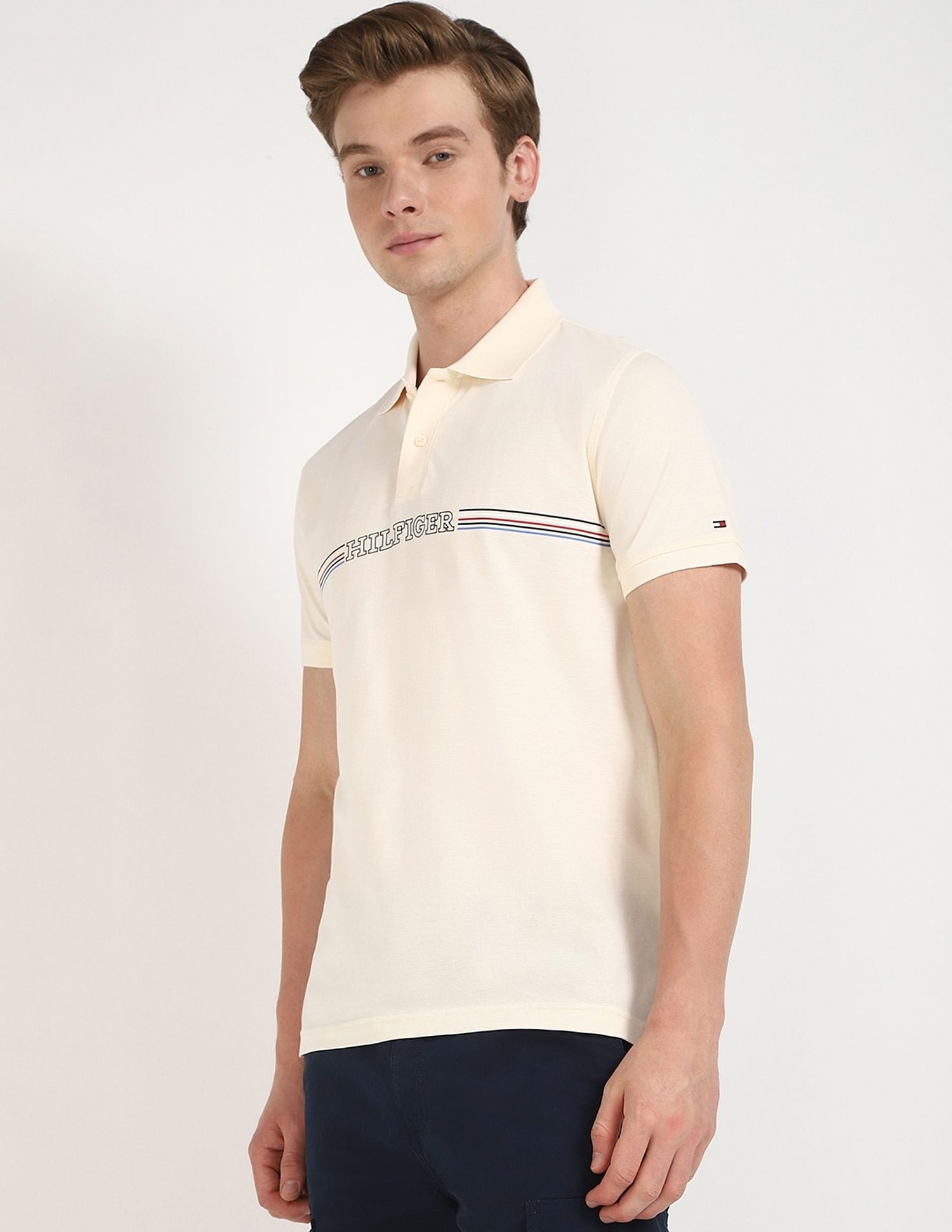 Tommy Hilfiger Logo Regular-Fit Cotton Polo Shirt