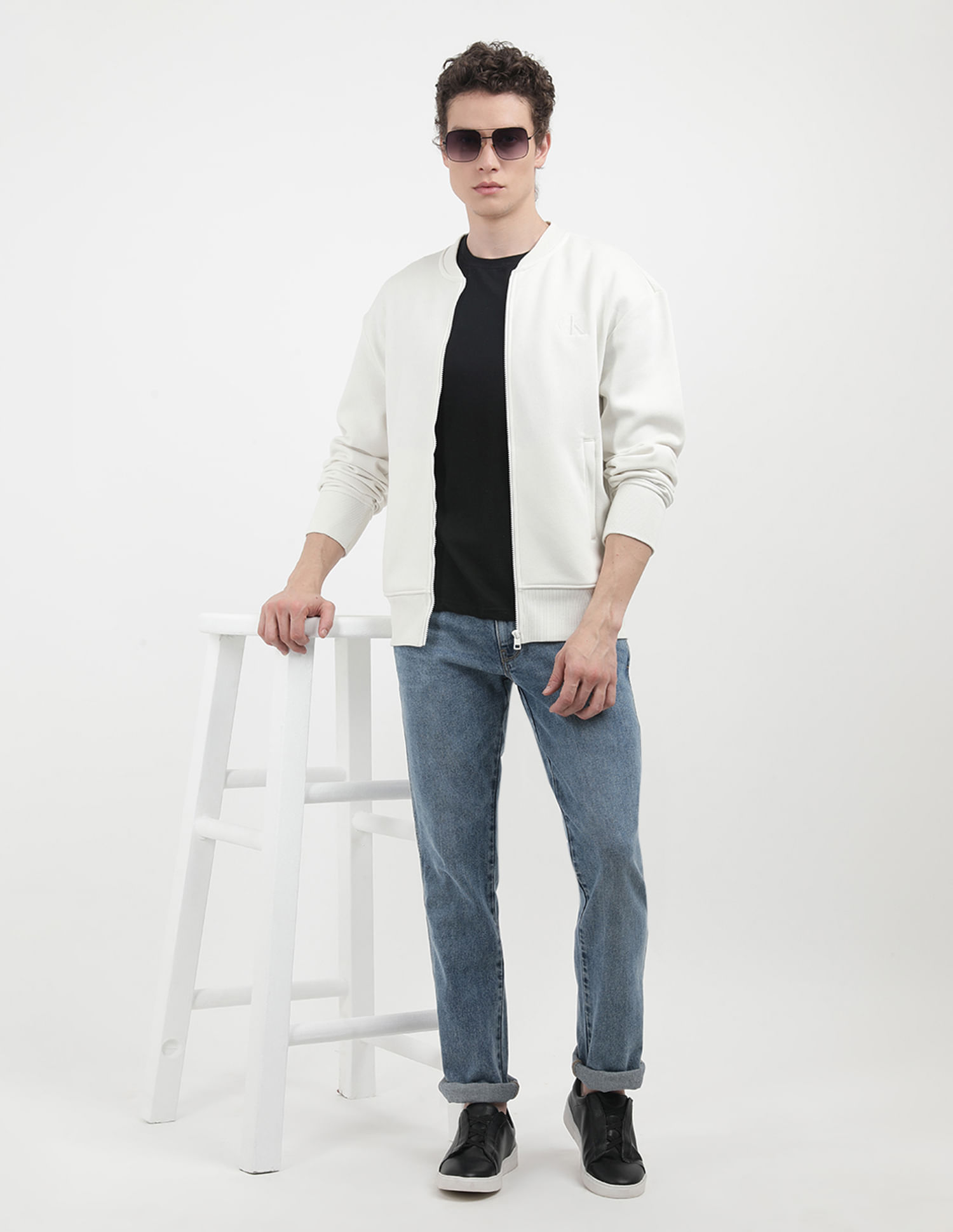 Calvin Klein Monologo Applique Sustainable Sweatshirt