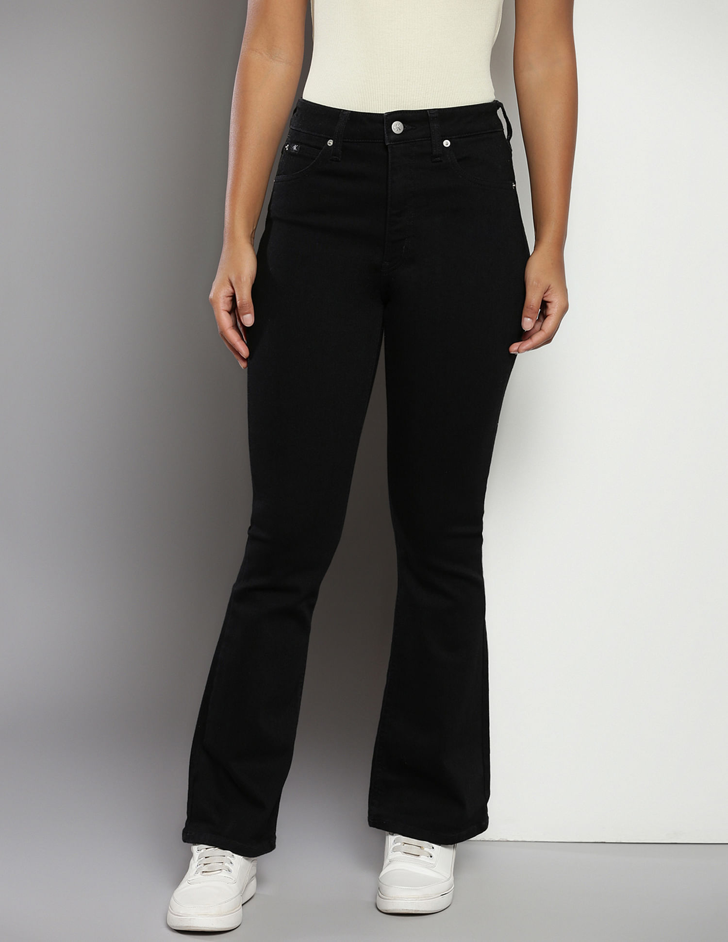 Calvin Klein Recycled Cotton Bootcut Jeans