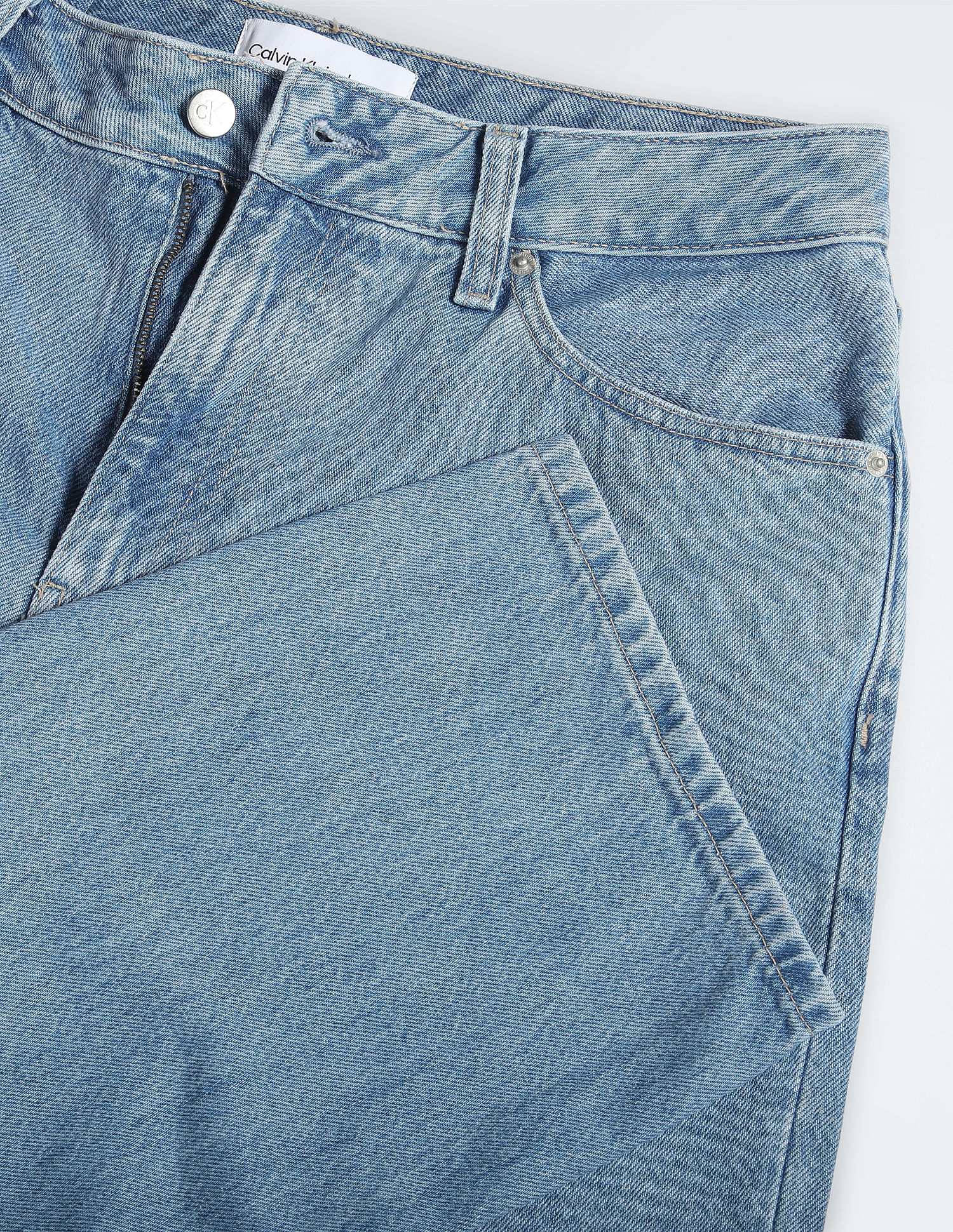 Calvin Klein 90's Straight Fit Rinsed Jeans