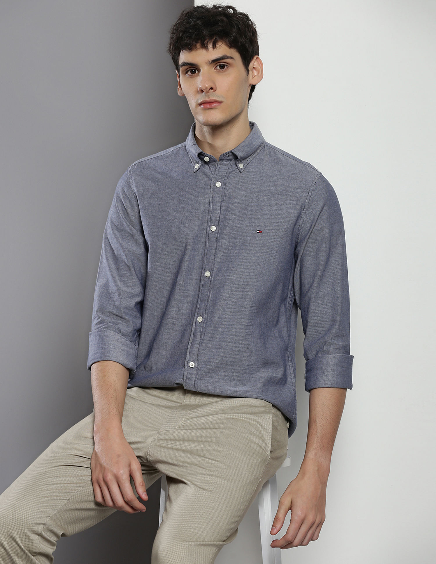 Tommy Hilfiger Organic Cotton 1985 Dobby Shirt