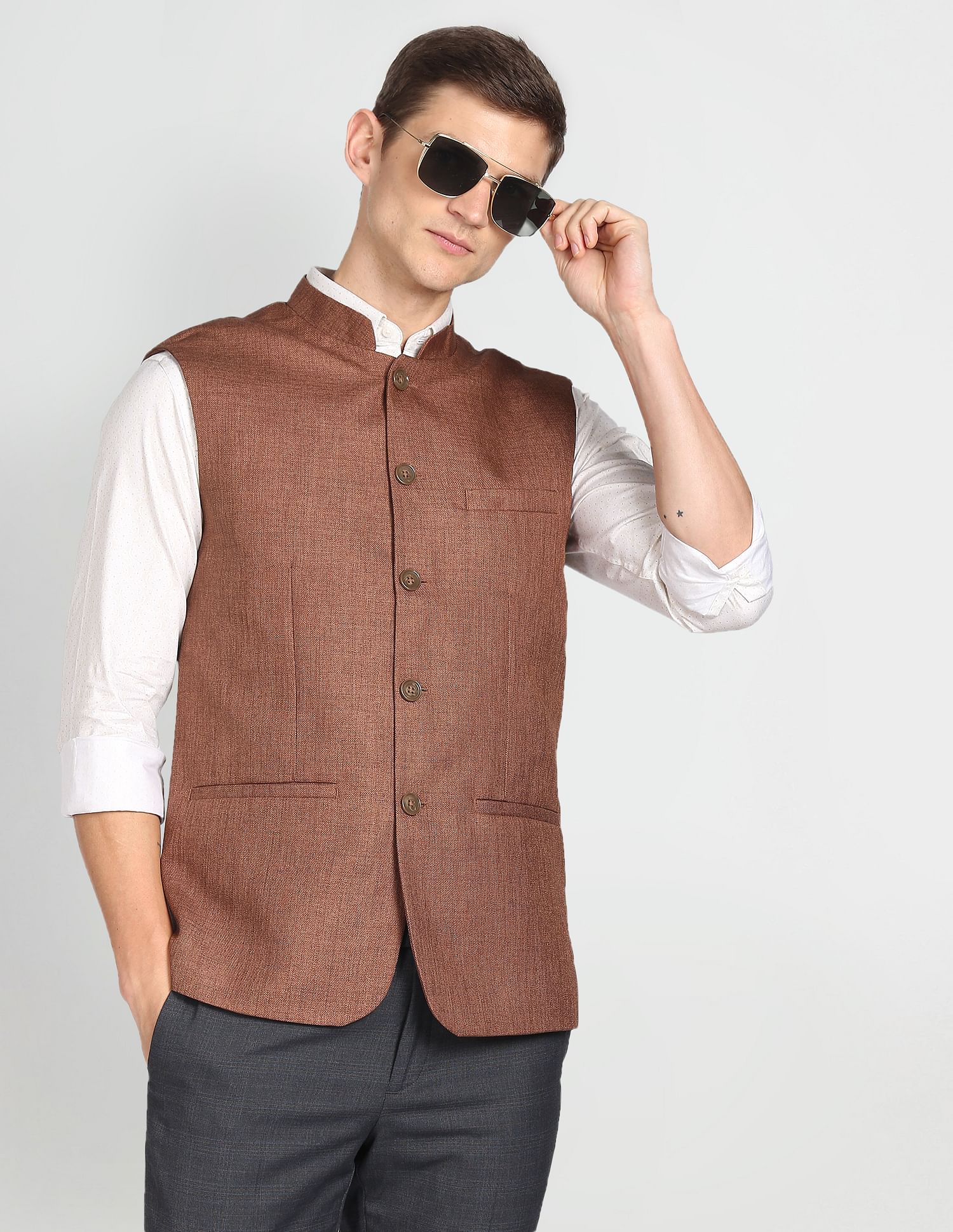 Arrow nehru jacket best sale