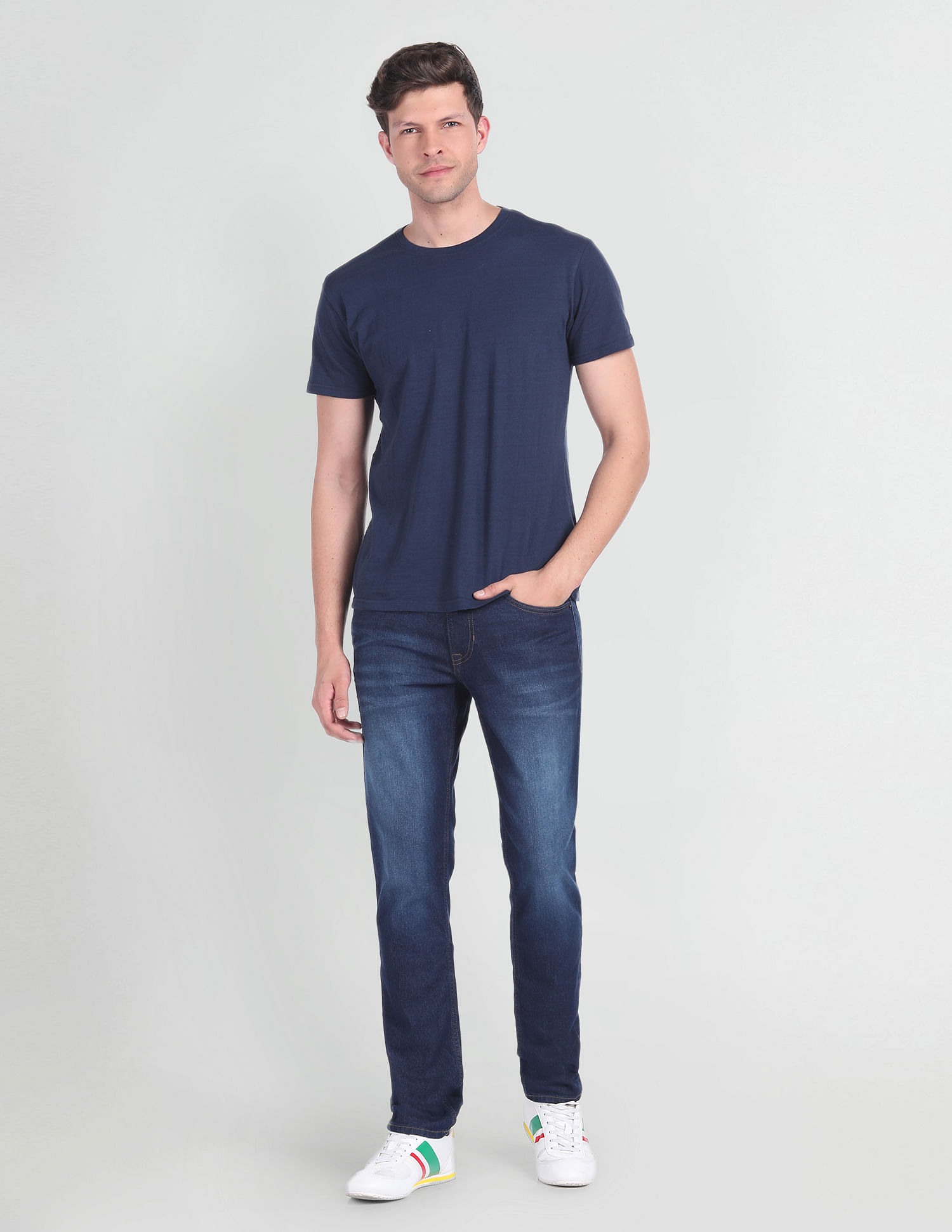 U.S. Polo Assn. Denim Co. Brandon Slim Tapered Fit Blue Jeans