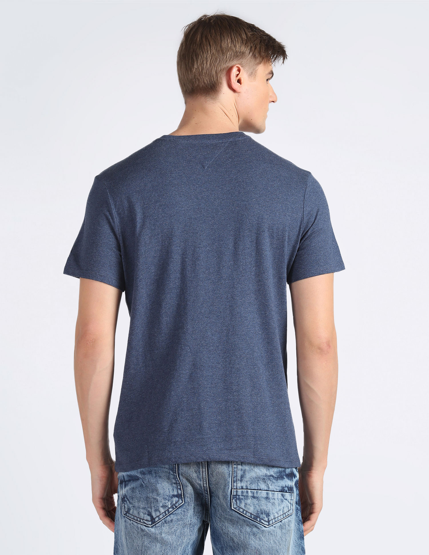 Tommy Hilfiger Heathered Cotton T-Shirt
