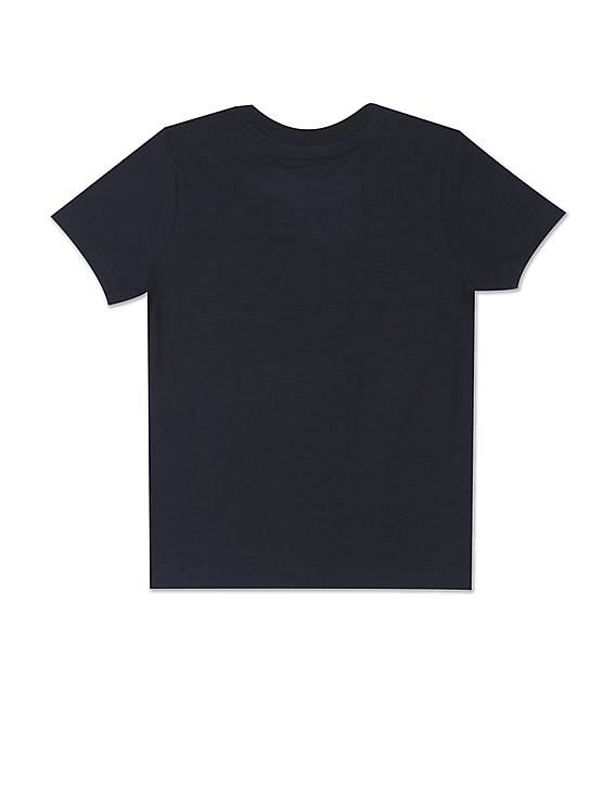 U.S. Polo Assn. Kids Boys Crew Neck Brand Print T-Shirt