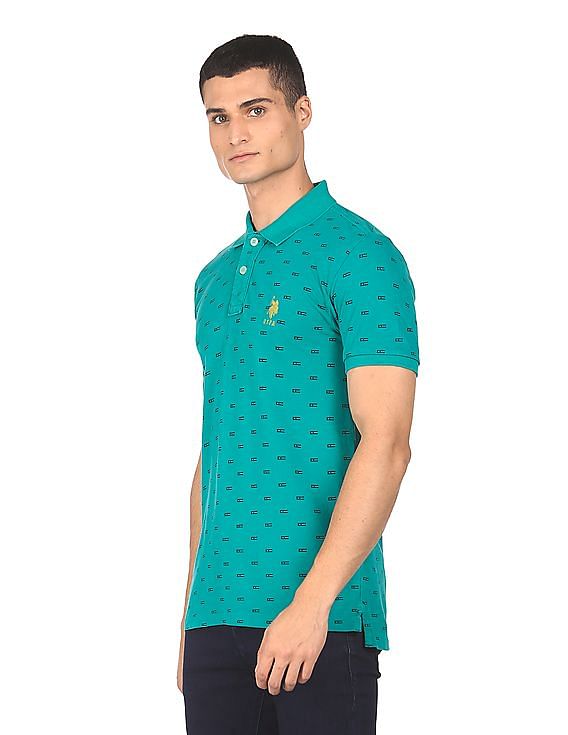 U.S. Polo Assn. Pique Printed Polo Shirt