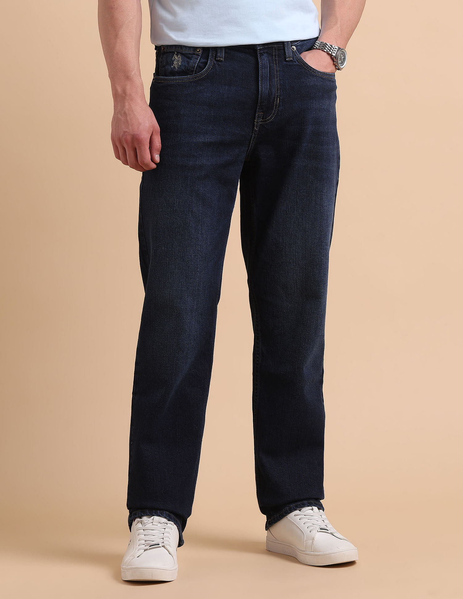 U.S. Polo Assn. Denim Co. Shawn Relaxed Fit Blue Jeans