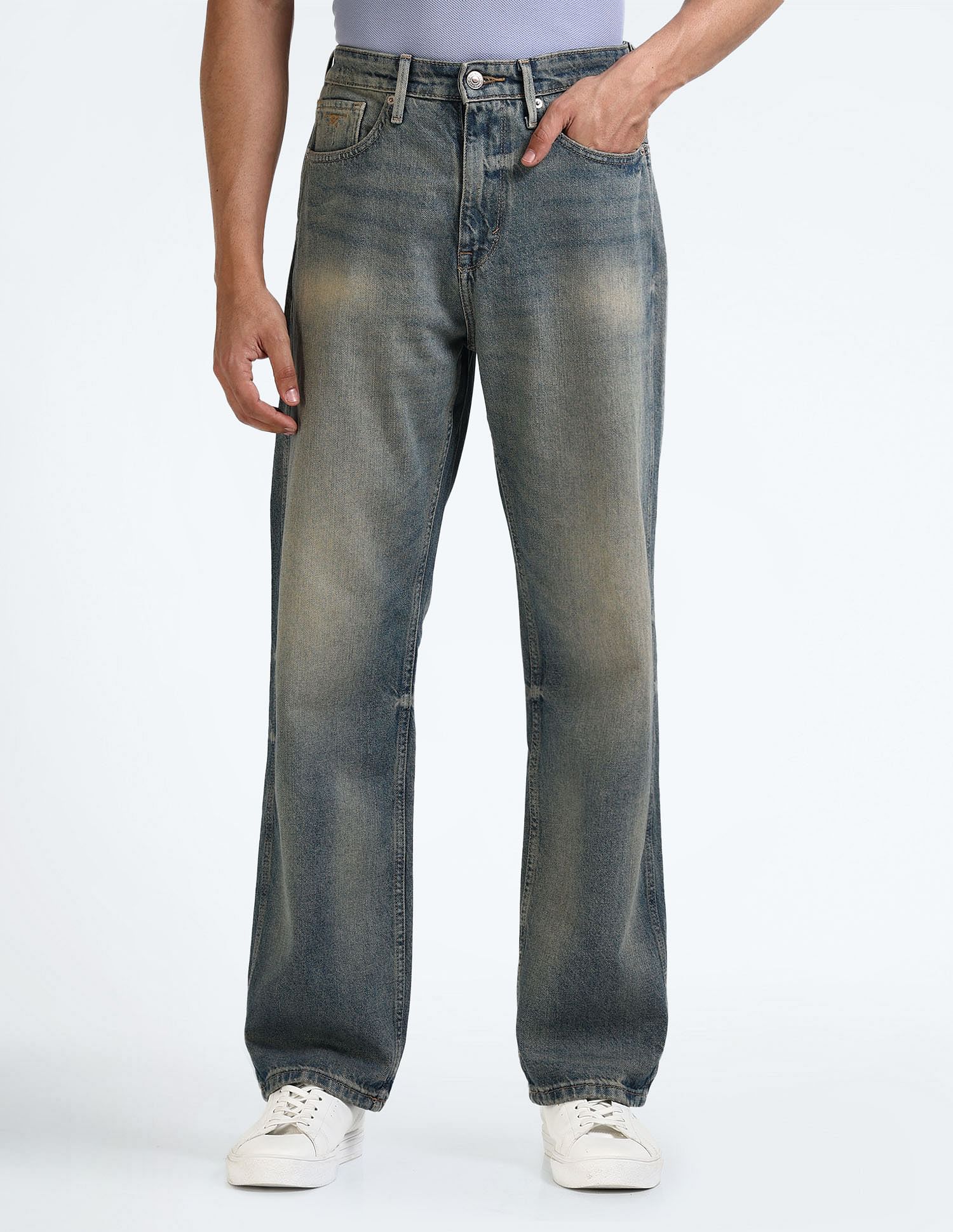 Buy Flying Machine High Rise Loose Fit Jeans NNNOW