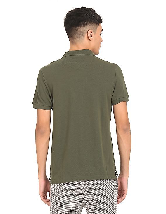 U.S. Polo Assn. Denim Co. Cotton Graphic Print Polo Shirt