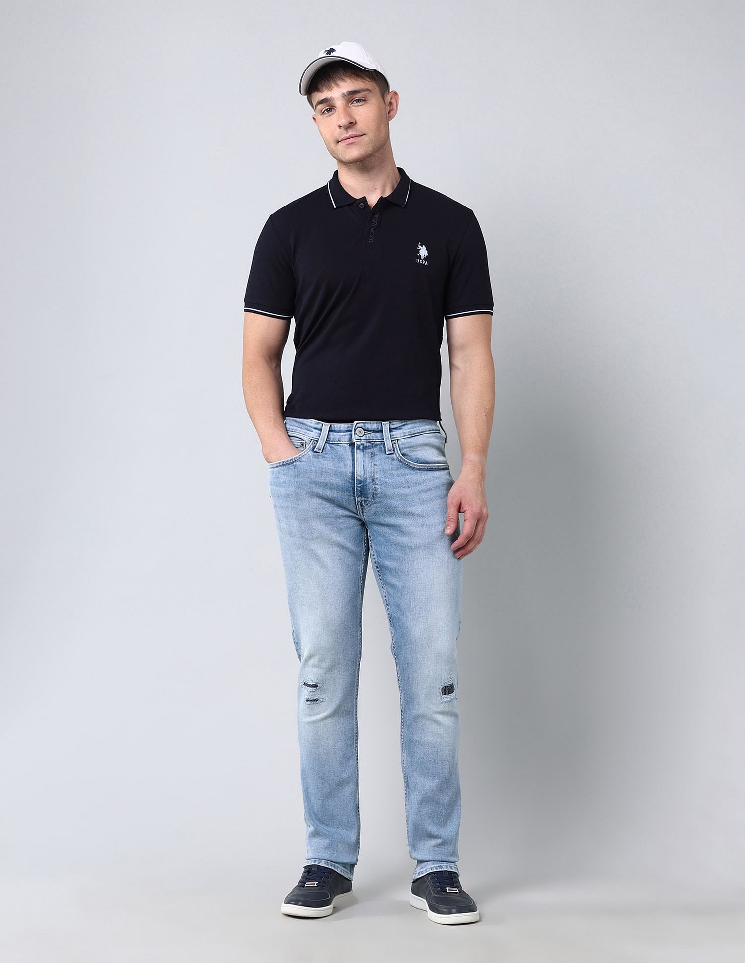 U.S. Polo Assn. Denim Co. Brandon Slim Tapered Fit Vintage Jeans
