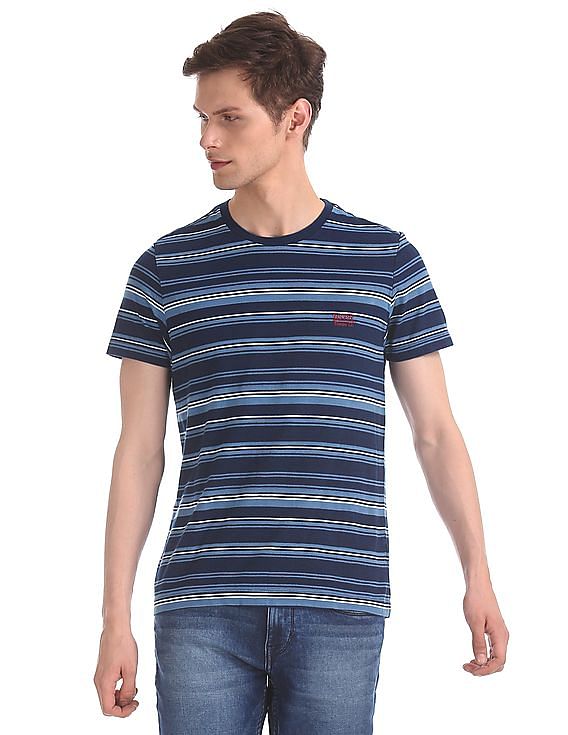 U.S. Polo Assn. Denim Co. Crew Neck Horizontal Stripe T-Shirt