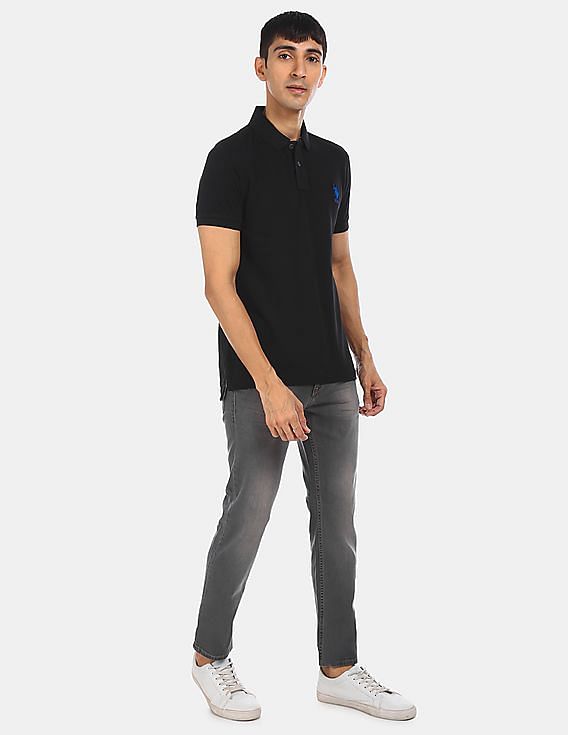 U.S. Polo Assn. Standard Fit Pique Polo Shirt