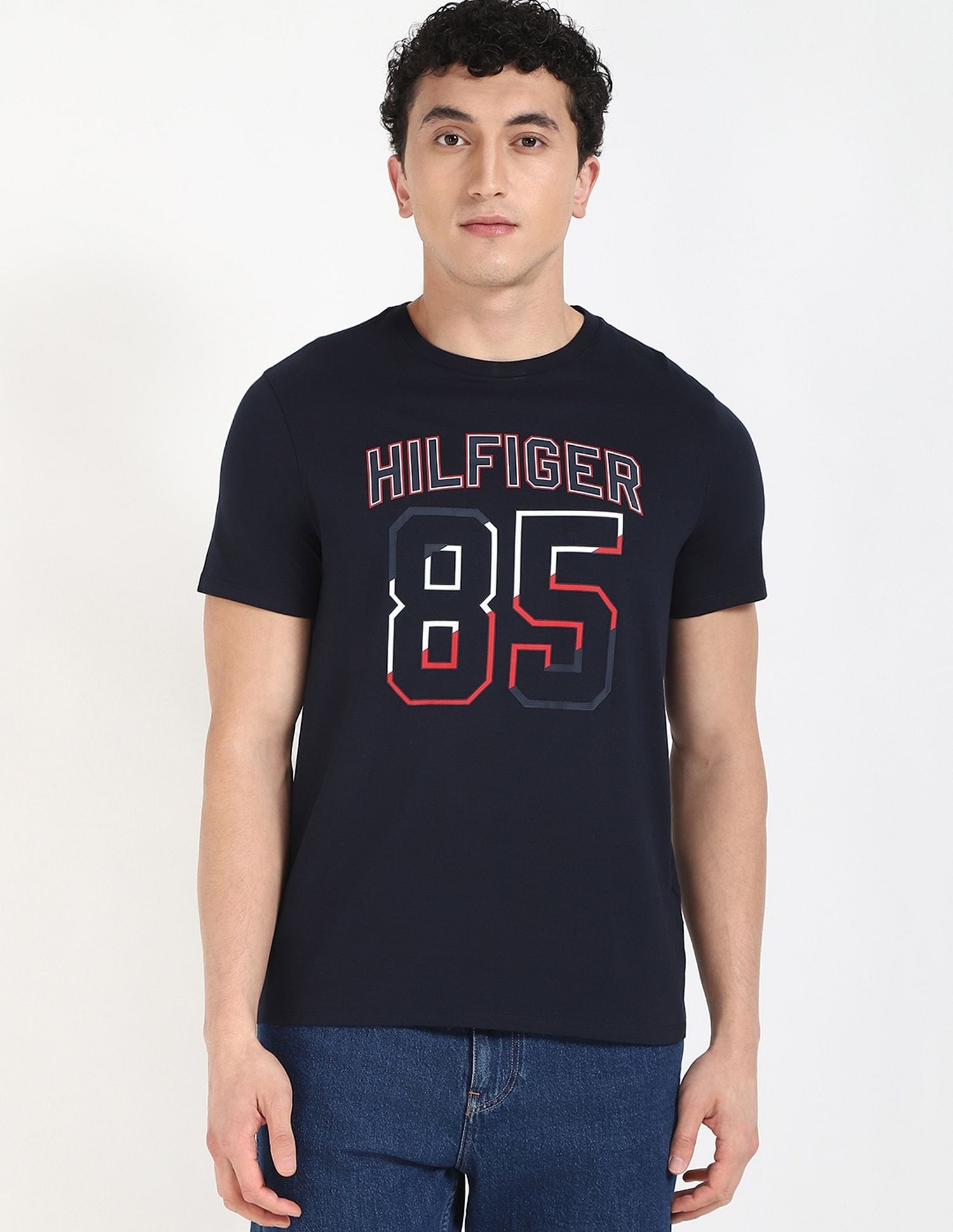 Tommy Hilfiger Logo Regular-Fit Cotton T-Shirt