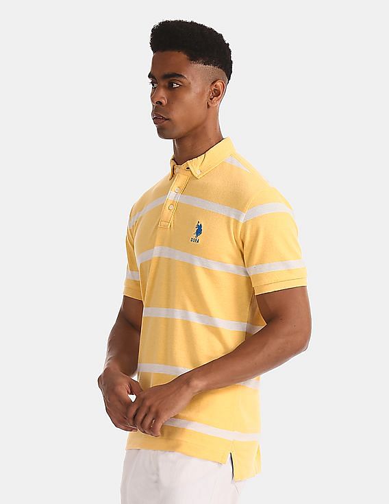 nike polo yellow