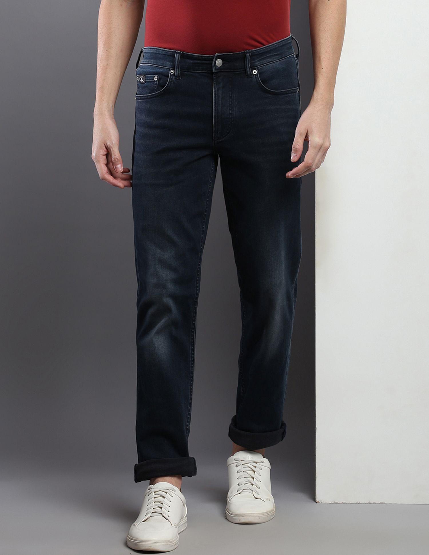 Calvin Klein Slim Fit Dark Wash Jeans