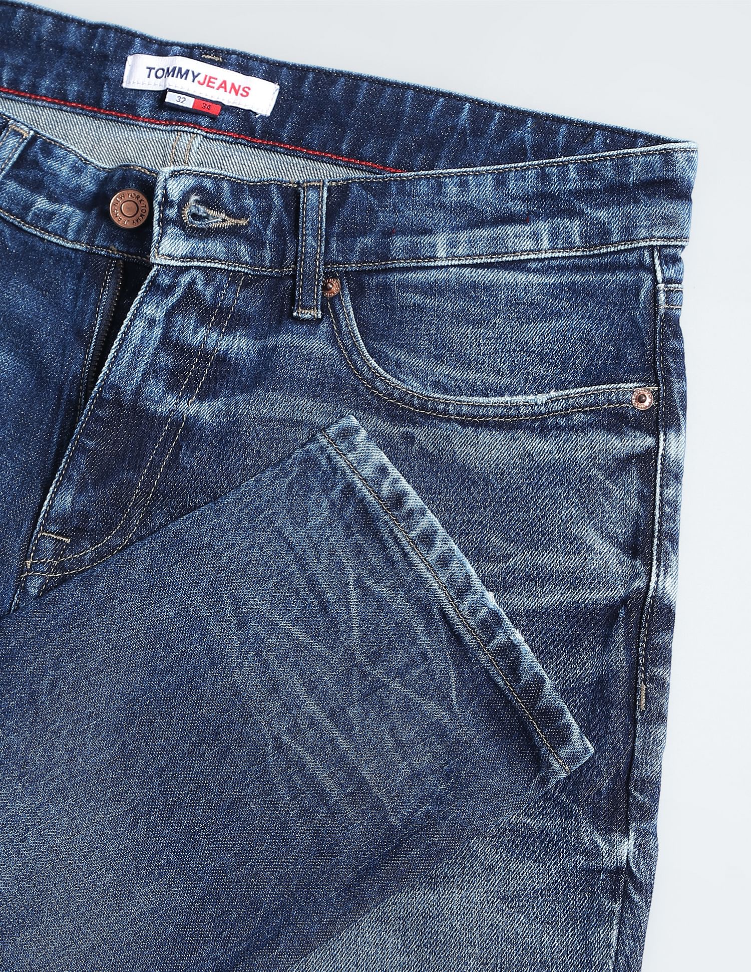 Tommy Hilfiger Stone Wash Scanton Slim Jeans